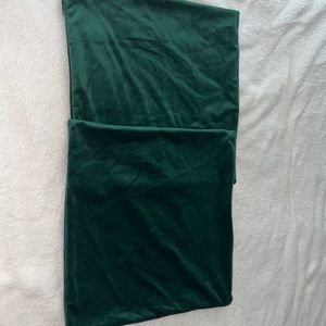Amazon Emerald green velour throw pillow cover (2pc)